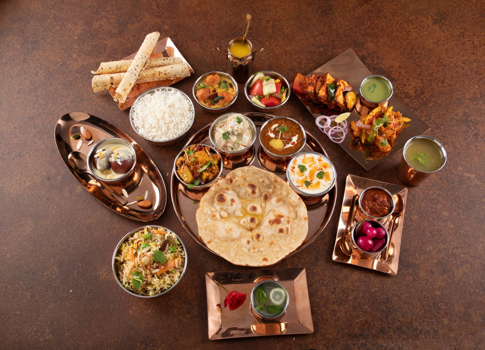 Atithyaa Bhojanam spread